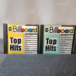 Billboard Top 10 Hits 1986 & 1987, CD'S